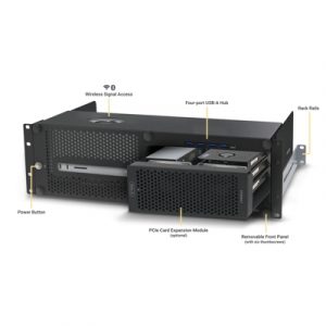 xMac Studio (Echo III module) - 3U Rackmount Enclosure with Echo III PCIe Expansion System